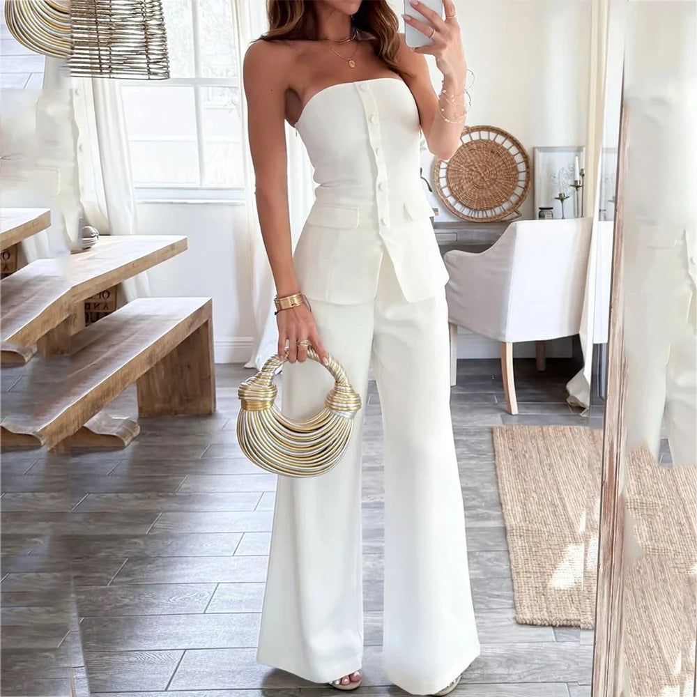 Combinaison Off-Shoulder – Ligne Slim & Allure Audacieuse💃