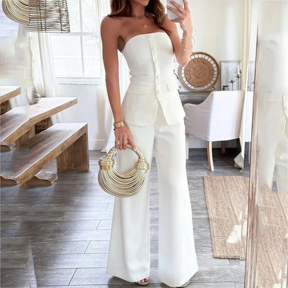 Combinaison Off-Shoulder – Ligne Slim & Allure Audacieuse💃